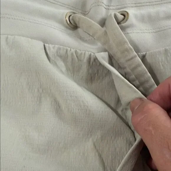 Athleta Tan Drawstring Joggers Size 4 - Picture 9 of 13